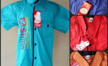 Sentra Grosir Kemeja Stretch Anak Murah Bandung