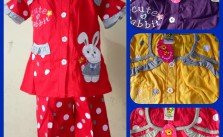 Pusat Grosir Setelan Piyama Vanessa Anak Size 10-14 Murah