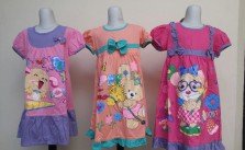 Grosir Dress Vanessa Karakter Anak Perempuan Murah