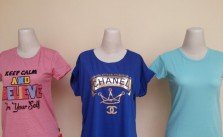 Pusat Grosir Kaos AC Spandek Wanita Dewasa Murah