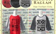 Grosir Kaos C15 Raglan Anak Laki Laki Murah Bandung