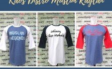Kulakan Kaos Distro Muslim Raglan Dewasa Murah