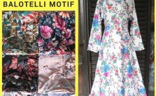 Konveksi Gamis Balotelli Motif Dewasa Murah Bandung