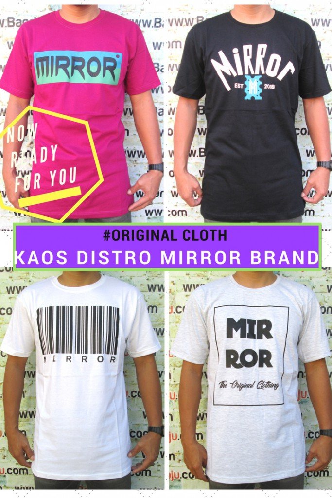 GROSIR PAKAIAN MURAH ONLINE DI BANDUNG Konveksi Kaos Distro Mirror Brand Murah Bandung 34Ribu  