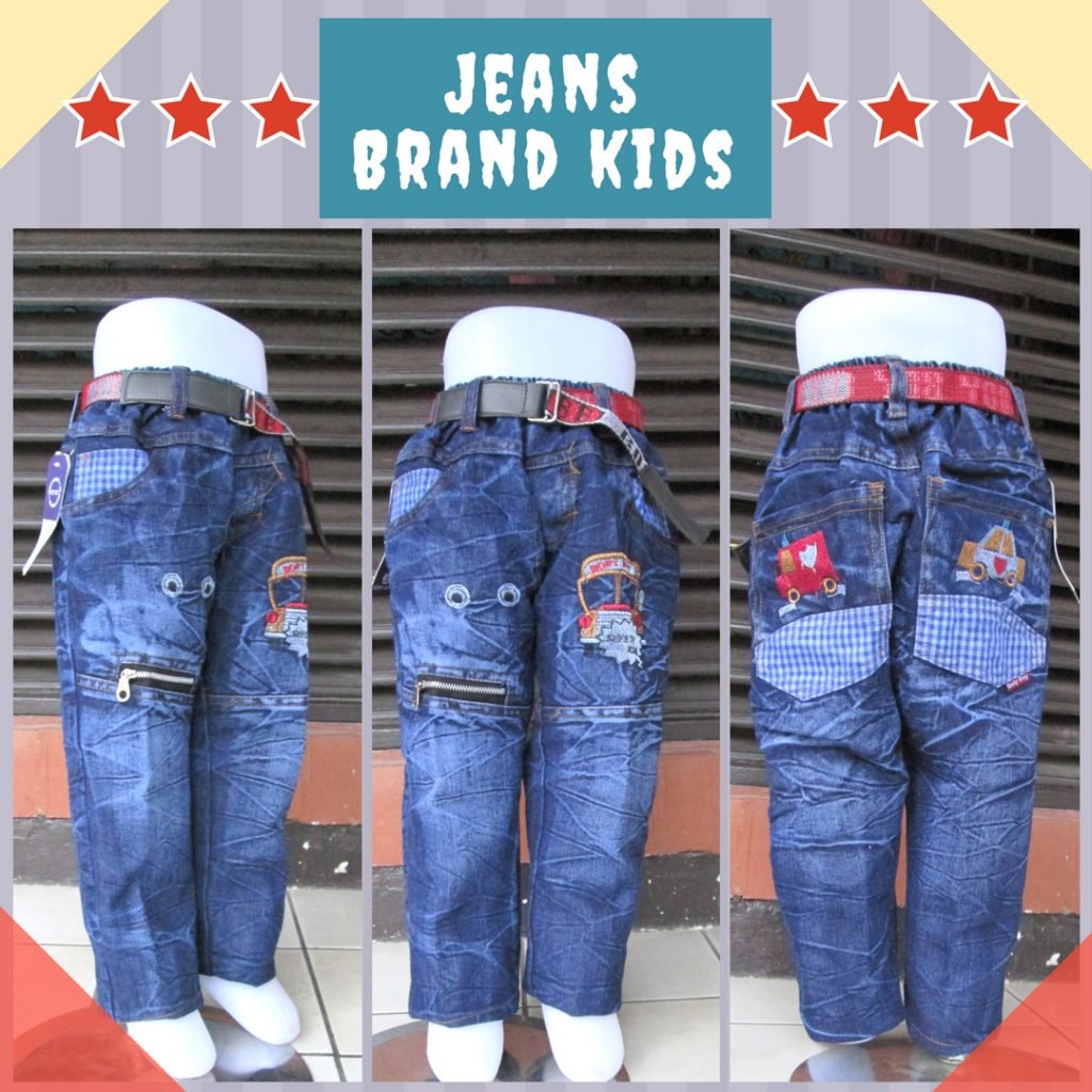 GROSIR PAKAIAN MURAH ONLINE DI BANDUNG Supplier Celana Jeans Brand Kids Anak Laki Laki Murah Bandung 45Ribu  