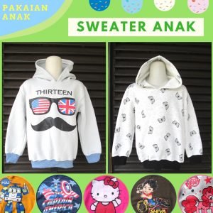 GROSIR PAKAIAN MURAH ONLINE DI BANDUNG Supplier Sweater Anak Karakter Murah Bandung  