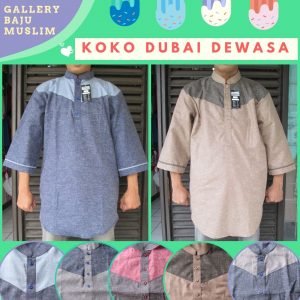 GROSIR PAKAIAN MURAH ONLINE DI BANDUNG Distributor Baju Koko Dubai Dewasa Terbaru Murah  