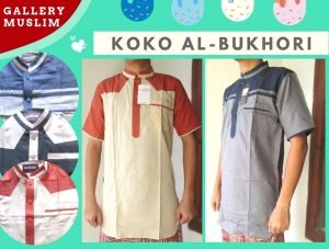 GROSIR PAKAIAN MURAH ONLINE DI BANDUNG Supplier Baju Koko Al bukhori Dewasa Terbaru Murah dibandung  