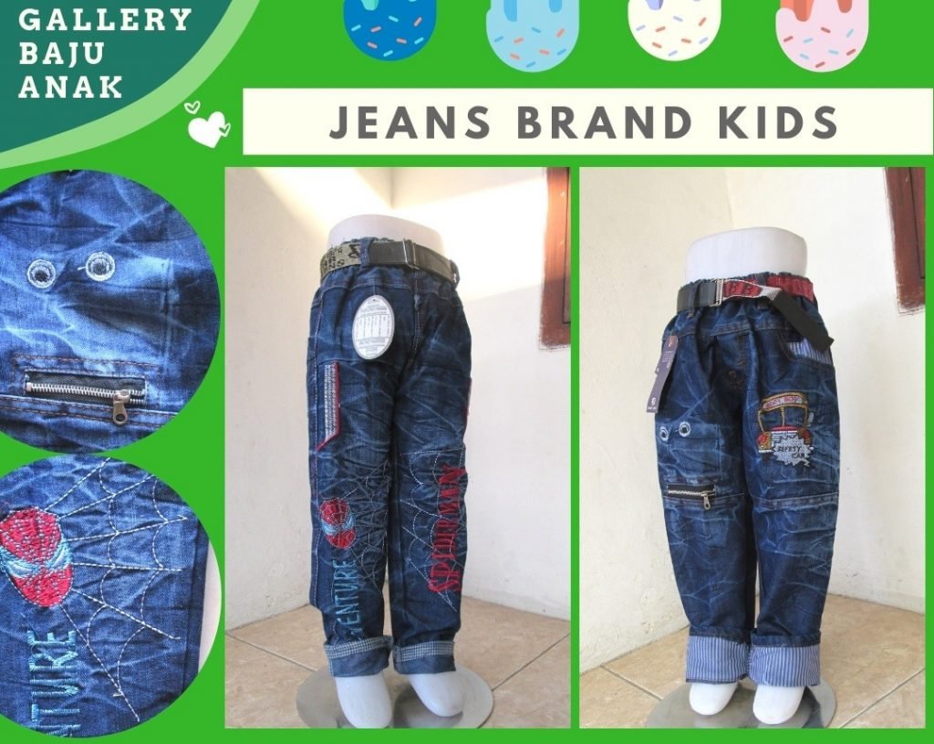 GROSIR PAKAIAN MURAH ONLINE DI BANDUNG Distributor Celana Jeans Brand Kids Anak Laki Laki Murah di Bandung 45RIBUAN  