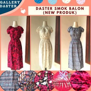 GROSIR PAKAIAN MURAH ONLINE DI BANDUNG Produsen Daster Smok Balon Wanita Dewasa Termurah di Bandung  