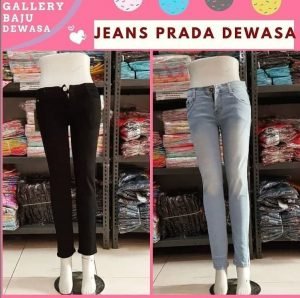 GROSIR PAKAIAN MURAH ONLINE DI BANDUNG Jeans Prada Dewasa  